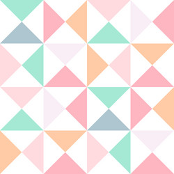 seamless pattern with interlocking triangular vector image