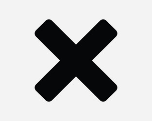 Cancel icon delete remove revoke restrict cross x vector