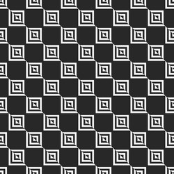 retro memphis geometric square shapes seamless vector image