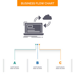 Sync processing data dashboard arrows business vector