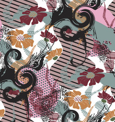 abstract background seamless pattern vector image