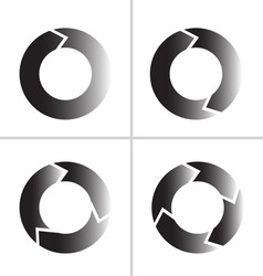 Arrow refresh reload rotation loop icon vector