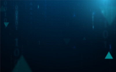 Digital Code Matrix - Futuristic Tech vector image