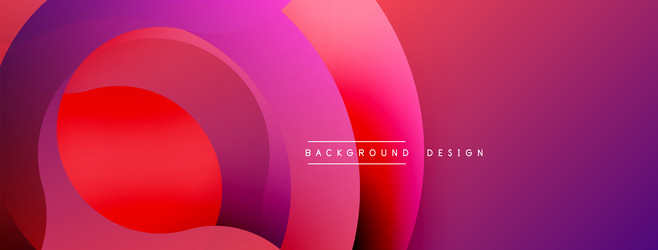abstract design features overlapping circles vector image