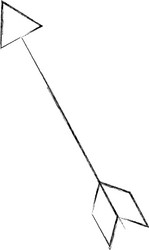 Indian arrow isolated icon Royalty Free Vector Image