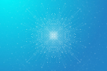 Network Connection & Data Flow vector image
