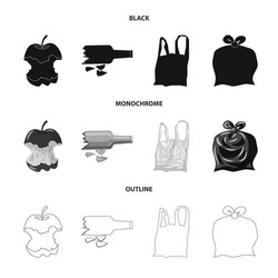 dump and sort icon set vector image
