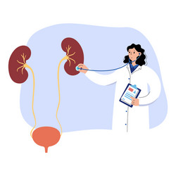 Kidney disease concept vector