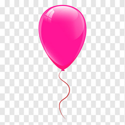 Pink balloons vector