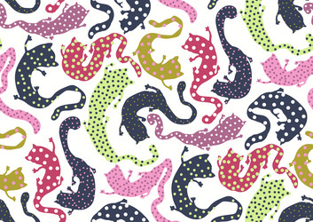 halfdrop repeat seamless pattern with playful vector image
