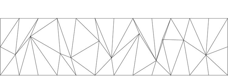 abstract geometric pattern with triangular fractal vector image