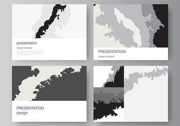 layout presentation slides design vector image