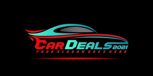 Set automotive logo cars dealers detailing vector