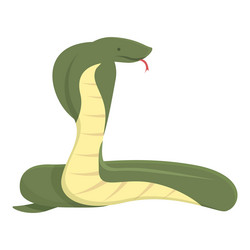 green king cobra snake 8769502 Vector Art at Vecteezy