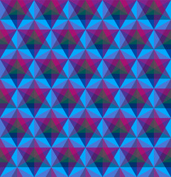 triangular geometric seamless pattern vector image
