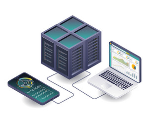 advanced computer techniques for server data vector image
