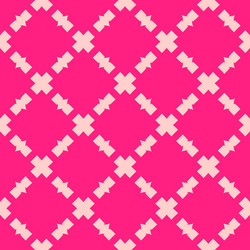 pink abstract geometric seamless mesh pattern vector image