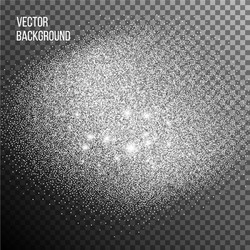 abstract background of random falling silver dots vector image