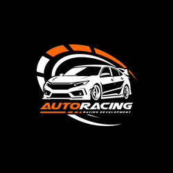 Automotive Garage & Tuning Logo Vector Image