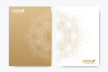 Modern template for brochure leaflet vector