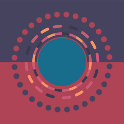 technology colorful round background abstract vector image
