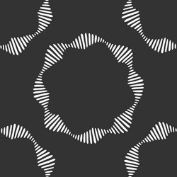 Abstract seamless pattern with circular vector