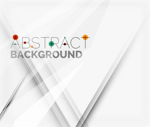white abstract background with lines of shadows vector image
