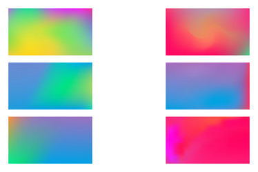 Abstract colored blurred gradient mesh background vector