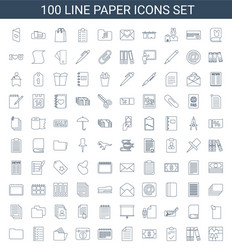 Paper icons vector