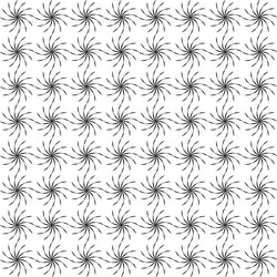 seamless pattern tile with spiral element vector image