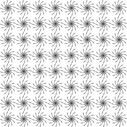 Seamless pattern tile with spiral element vector