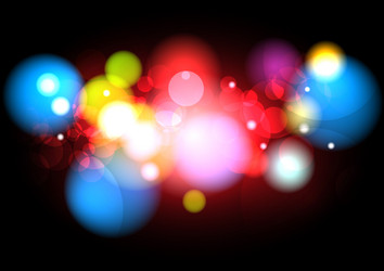 abstract blurred color with bokeh background vector image