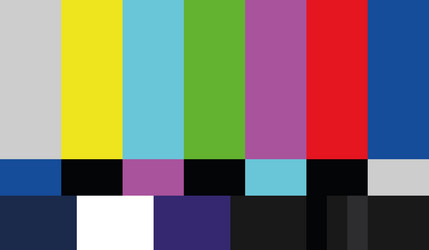 Tv Color Bars Test Pattern Vector Images (53)