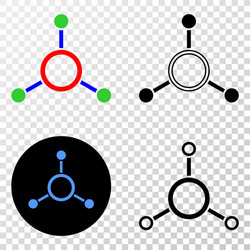 masternode links eps icon with contour vector image