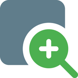 search and add new file in folder vector image
