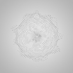 Abstract Particle Array vector image