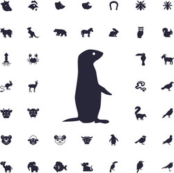 Gopher icon vector