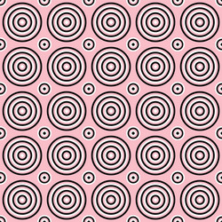 Seamless abstract circle pattern background vector