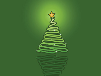 Christmas Tree Squiggle Vector Images (89)