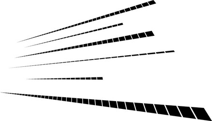 dashed dynamic lines stripes 3d vector image