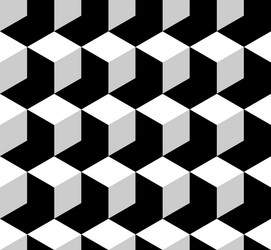 cube shape seamless pattern abstract vector