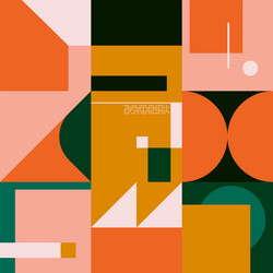 Deconstructed abstract pattern design vector