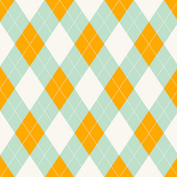 Seamless argyle pattern diamond shapes background vector