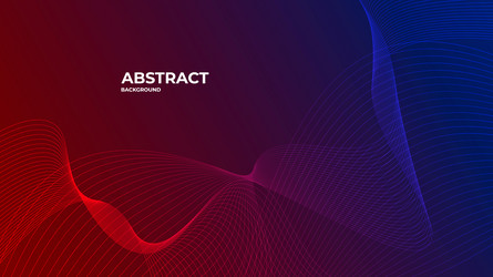 Modern wavy abstract background Royalty Free Vector Image