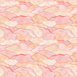 Seamless pattern with wavy scale texture vector