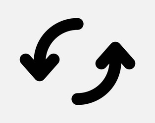 Cycle icon arrow pointer refresh round repeat loop vector