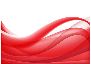 Red wav abstract background with curves lines Vector Image