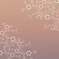 geometric abstract background with connected line vector image