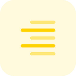 Right line alignment-page setup text paragraph vector