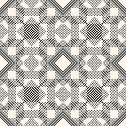 geometric lines pattern abstract graphic black vector image